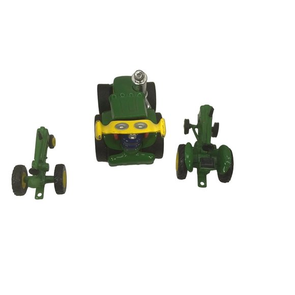 John Deere Toys Lot Of 3 John Deere Tractors Preowned Large One